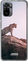 6F hoesje - geschikt voor Xiaomi Redmi Note 10 Pro -  Transparant TPU Case - Leopard #ffffff