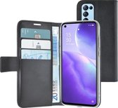 Azuri Oppo Find X3 Lite hoesje - Walletcase - Zwart