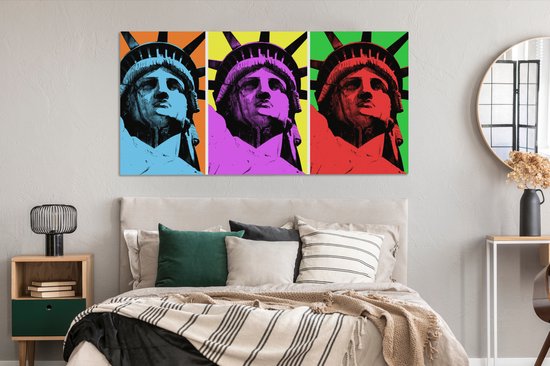 Toile Pop Art Statue de la Liberté 2cm