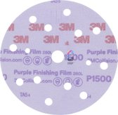 3M 51156 260L+ Hookit Purple Finishing Schuurschijven 150mm P600 - 50 stuks