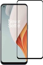 Voor OnePlus Nord N100 Full Glue Full Screen gehard glasfilm