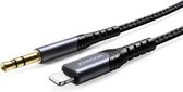 JOYROOM SY-A02 8-pins naar 3,5 mm poort high-fidelity audiokabel, lengte: 2 m (zwart)
