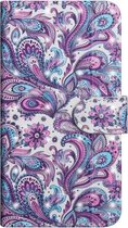 3D-schilderpatroon Horizontaal Flip TPU + PU lederen tas met houder & kaartsleuven & portemonnee voor iPhone 6 Plus / 6s Plus (spiraalpatroon)