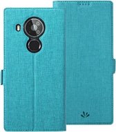 Voor Nokia 7.3 ViLi K-serie schokbestendig TPU + PU lederen magnetische gesp horizontale flip case met kaartsleuven & portemonnee & houder (blauw)