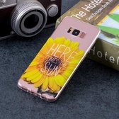 Zonnebloempatroon Zachte TPU-hoes voor Galaxy S8