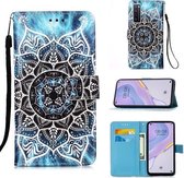 Voor Huawei nova 7 5G Schilderen Horizontale Flip Leren Case met Houder & Kaartsleuf & Portemonnee & Lanyard (Mandala)