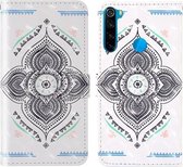 Voor Xiaomi Redmi Note 8T 3D Schilderij Gekleurd Tekening Patroon Horizontaal Flip TPU + PU Lederen Hoesje met Houder & Kaartsleuven & Portemonnee & Lanyard (Draaitol)