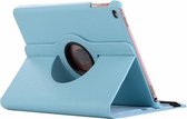 Litchi Texture horizontale flip 360 graden rotatie lederen tas voor iPad Mini 2019, met houder en slaap- / wekfunctie (blauw)