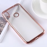 Xiaomi Redmi Note 7 Hoesje - Mobigear - Royal Serie - TPU Backcover - Transparant / Roségoud - Hoesje Geschikt Voor Xiaomi Redmi Note 7