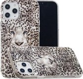 Voor iPhone 12/12 Pro Luminous TPU zachte beschermhoes (Leopard Tiger)