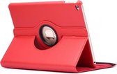 360 graden rotatie Litchi Texture Flip Leather Case met 2 versnellingen houder voor iPad Air 2 (rood)