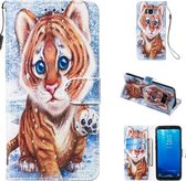 Leren beschermhoes voor Galaxy S8 (Tiger)