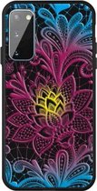 Voor Galaxy A41 Pattern Printing Embossment TPU Mobile Case (oogverblindend kant)