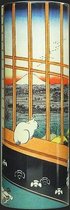 Hiroshige, Cat sees Mount Fuji