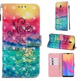 Voor Xiaomi Redmi 8A 3D Schilderen Horizontale Flip Leren Case met Houder & Kaartsleuf & Portemonnee & Lanyard (Chasing Dreams)