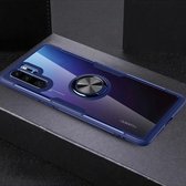 Krasbestendige TPU + acryl ringbeugel beschermhoes voor Huawei P30 Pro (blauw)