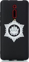 Voor Xiaomi Redmi K20 schokbestendige zachte TPU beschermhoes (hexagram bloempatroon)