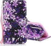 Voor Redmi Note 8 Gekleurde Tekening Patroon Horizontale Flip PU Lederen Case met Houder & Kaartsleuven & Portemonnee & Lanyard (Lily)