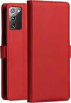 Voor Samsung Galaxy Note 20 Ultra DZGOGO MILO-serie PC + PU horizontale flip lederen tas met houder & kaartsleuf & portemonnee (rood)