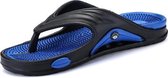 Ultra Light Massage Bottom Leisure Sport Comfortabele Teenslippers voor Heren (Kleur: Blauw Maat: 41)