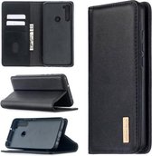 Voor Xiaomi Redmi Note 8T 2 in 1 Afneembare Magnetische Horizontale Flip Lederen Case met Houder & Kaartsleuven & Portemonnee (Zwart)