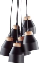 Beliani CESTOS - Hanglamp - zwart - hout
