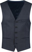 GENTS - Gilet Heren - Wol - Wol blauw Maat 56