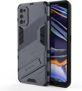 Voor OPPO Realme 7 Pro Punk Armor 2 in 1 PC + TPU schokbestendig hoesje met onzichtbare houder (grijs)