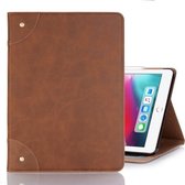 Retro Book Style Horizontale Flip PU Leather Case voor iPad Pro 12,9 inch (2018), met houder & kaartsleuven & portemonnee (bruin)