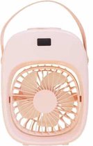 D18 USB Desktop Portable Air Cooler Home Office Portable Fog Koelventilator (roze)