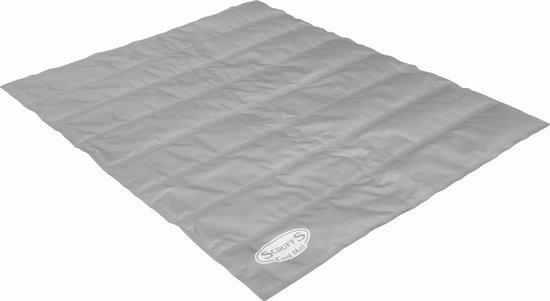 Scruffs Cooling Mat - Koelmat met zelfkoelende gel voor honden en katten - Kleur: Grijs, Maat: Large