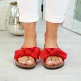 Dames Slippers Sommer Torridity Slipper, Maat: 40 (Rood)