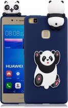 Voor Huawei P9 Lite 3D Cartoon patroon schokbestendig TPU beschermhoes (Panda)