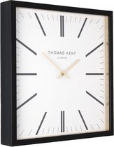 Thomas Kent Wandklok Smithfield 40 X 6 Cm Staal Wit/Zwart