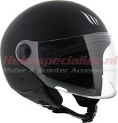 MT Street jet helm mat zwart L motor & scooter