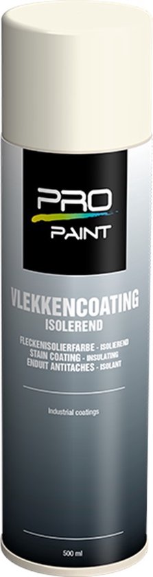Pro Paint Vlekkencoating isolerend, spuitbus 500 ml.