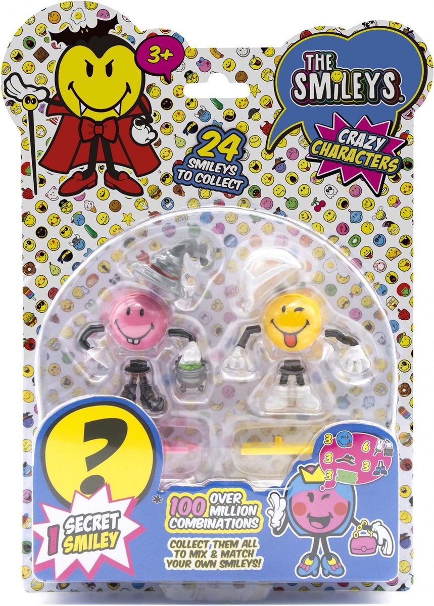 The Smileys - Maak je eigen Smiley door ze in en uit elkaar te
