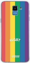 6F hoesje - geschikt voor Samsung Galaxy J6 (2018) -  Transparant TPU Case - #LGBT - #LGBT #ffffff