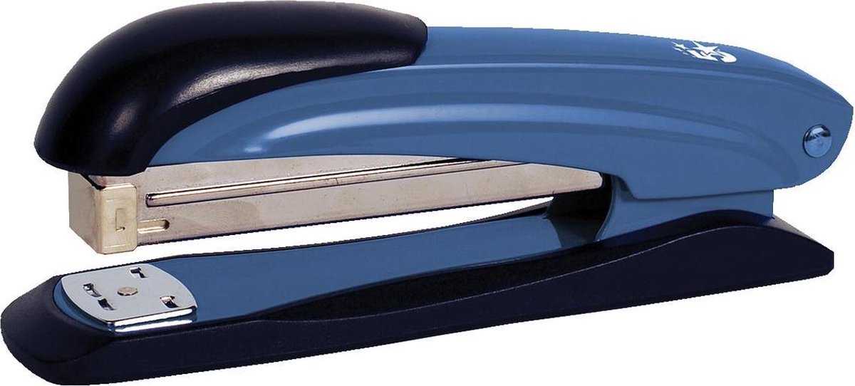 5 Star nietmachine half strip 25 blad blauw