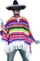 SMIFFY'S - Mexicaanse poncho voor mannen - M