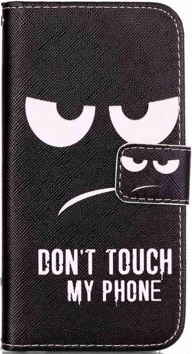 Bookcase Geschikt voor: Samsung Galaxy M21 hoesje met print - Don't touch my phone