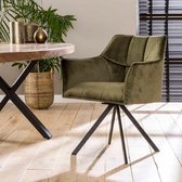 Meer Design Eetkamerstoel Caïro Groen