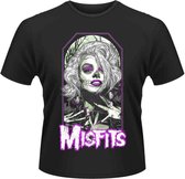 Misfits Heren Tshirt -S- Original Misfit Zwart