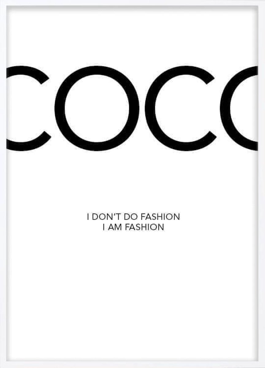 Poster Met Witte Lijst - COCO Poster
