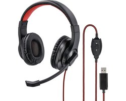 Hama PC-Office-headset "HS-USB400", stereo, zwart