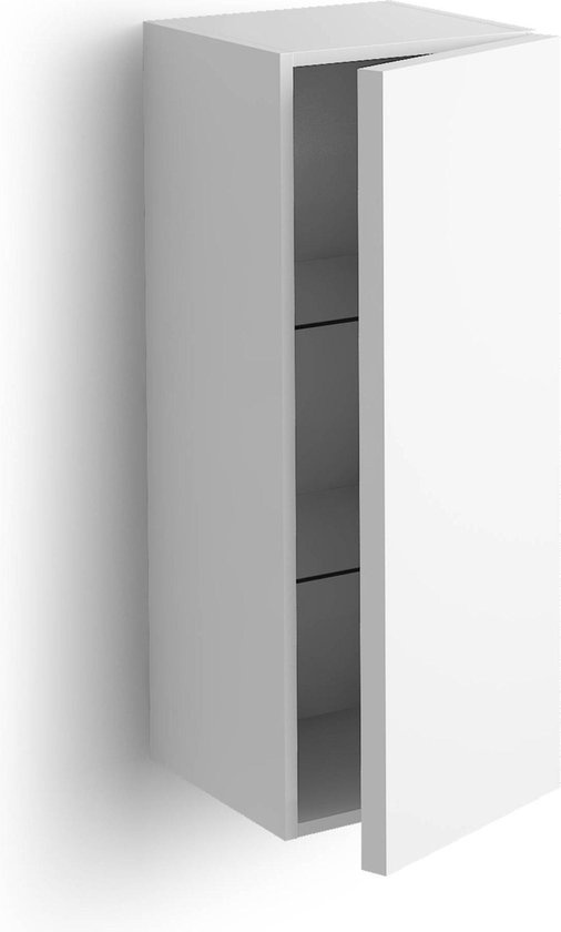Vechter metriek verkoper Clou Match Me lage kolomkast 104cm wit hoogglans gelakt CL/07.56.201.50 |  bol.com
