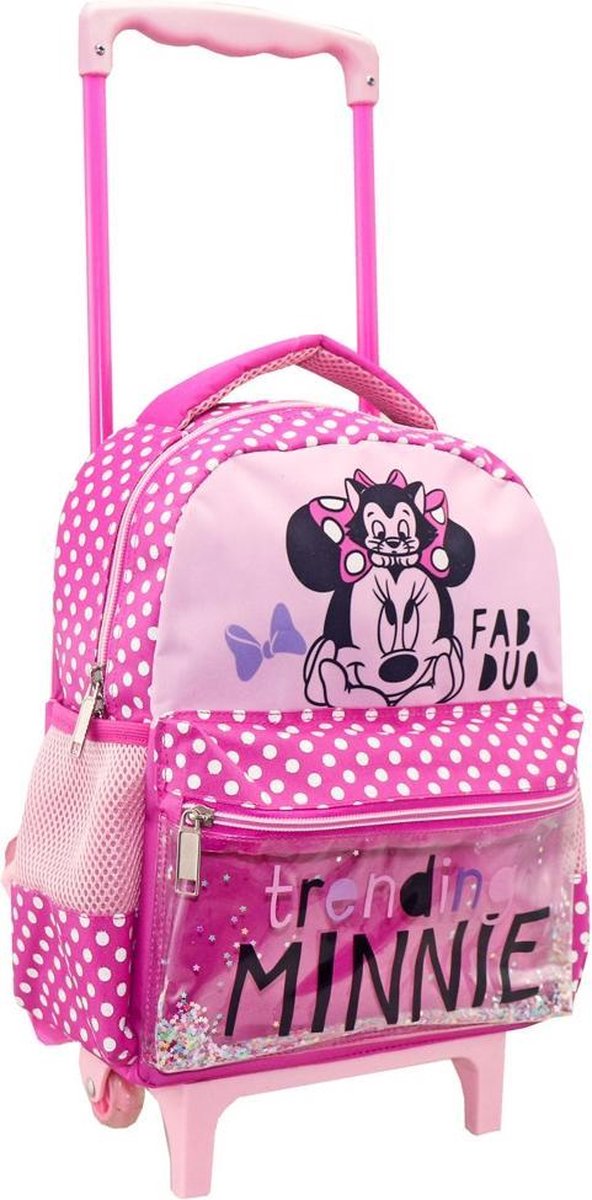 Disney Trolley Rugzak Minnie Mouse 31 X 27 Cm Polyester Roze