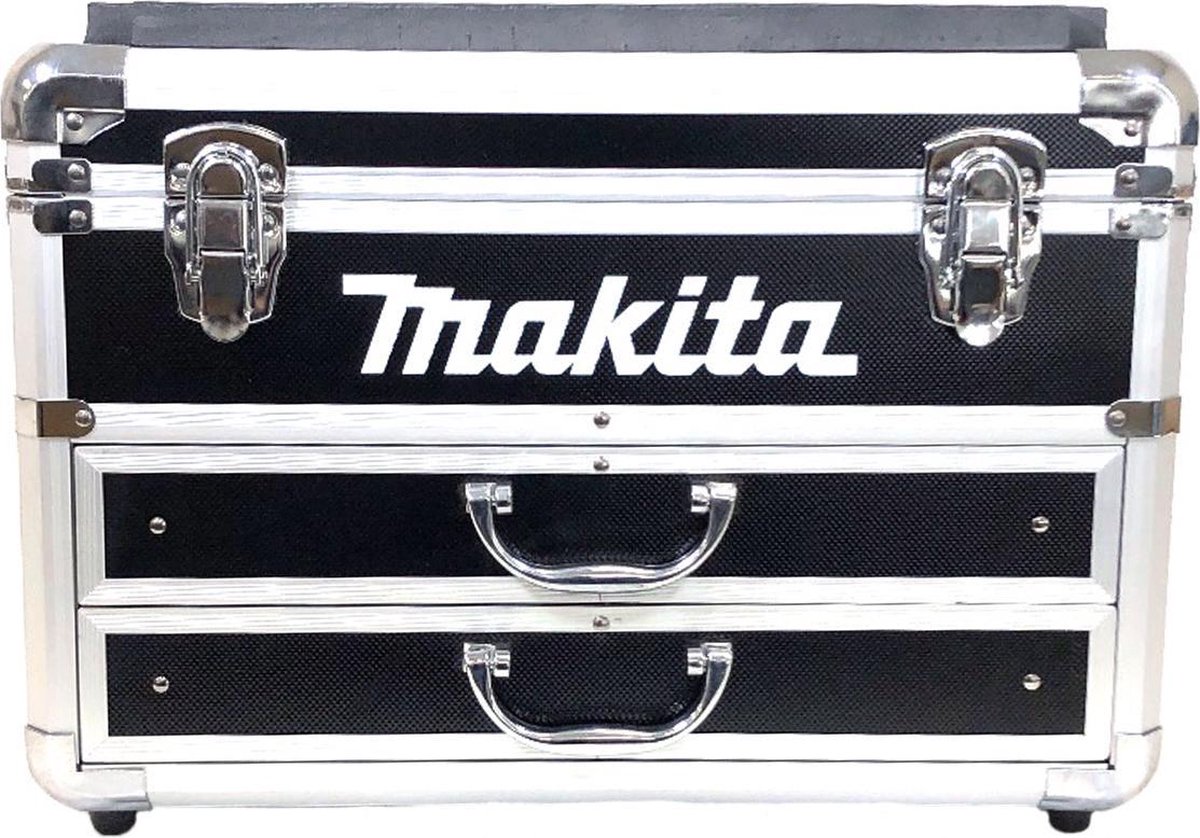 toediening mist Collega Makita - metalen koffer zwart - 91-delige accessoire set – ruimte voor... |  bol.com