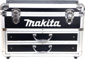 Makita - metalen koffer zwart - 91-delige accessoire set – ruimte voor (accu)boormachine – bits en borenset