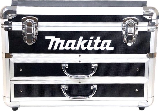 Makita - metalen koffer zwart - 91-delige accessoire set – ruimte voor... |  bol.com